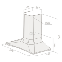 Elica SWEET WHITE/F/85 Image #8