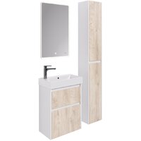 Dreja Шкаф-пенал Slim 30 99.0504 (белый глянцевый/дуб кантри) Image #7