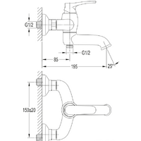 Omnires Art Deco AD5131 BR Image #2