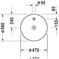 Duravit Cape Cod 48x48 [2328480000] Image #5