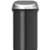 Brabantia Touch Bin 60 л (черный матовый/стальной) Image #1
