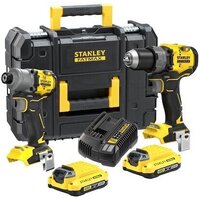 Stanley SFMCK211D2T (шуруповерт, винтоверт, 2 АКБ, кейс)