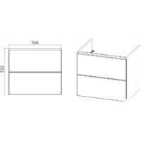 Viant Тумба под умывальник София Como 60 VSOF60CO-T2YP Image #4