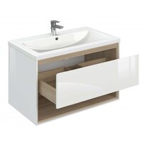 Cersanit Тумба под умывальник Louna 80 SP-SZ-LOU-CO80/Wh Image #3