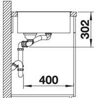 Blanco Axia III 6 S (разделочная доска из ясеня, антрацит) 524643 Image #3