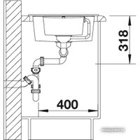 Blanco Metra 6 S Compact 513553 (алюметаллик) Image #3