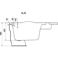 Cersanit Kaliope 153x100 (правая) Image #4