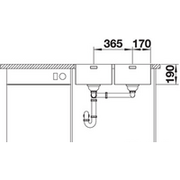 Blanco Andano 340/340-IF/A (с клапаном-автоматом) Image #2
