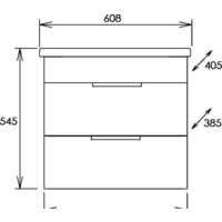 Onika Тумба с умывальником Легран 60.13 + Фостер 60 Image #3