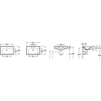 Умывальник Roca Carmen A3270A0003 - Превью изображения №3 — Интернет-магазин Your Sale