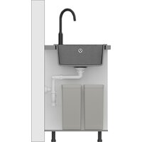 Кухонная мойка Quadron HB8210U7-BS_P2O - Превью изображения №4 — Интернет-магазин Your Sale