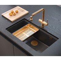 Кухонная мойка Quadron HQD7644U5_PVDG1_I - Превью изображения №4 — Интернет-магазин Your Sale