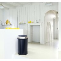 Мусорное ведро Brabantia Touch Bin 60 л (черный матовый) - Превью изображения №2 — Интернет-магазин Your Sale