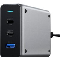 Сетевое зарядное Satechi 100W Type-C PD Compact GAN Charger ST-TC100GM-EU (европейская вилка) - Превью изображения №2 — Интернет-магазин Your Sale