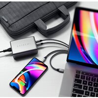 Сетевое зарядное Satechi 100W Type-C PD Compact GAN Charger ST-TC100GM-EU (европейская вилка) - Превью изображения №5 — Интернет-магазин Your Sale