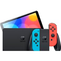 Игровая приставка Nintendo Switch OLED (черный, с неоновыми Joy-Con) - Превью изображения №3 — Интернет-магазин Your Sale