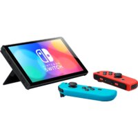 Игровая приставка Nintendo Switch OLED (черный, с неоновыми Joy-Con) - Превью изображения №5 — Интернет-магазин Your Sale