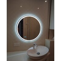 Пекам Зеркало LED Ring1-80х80dpcl (взмах руки/подогрев/часы) Image #5