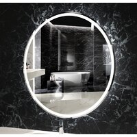 Пекам Зеркало LED Ring1-80х80dpcl (взмах руки/подогрев/часы)