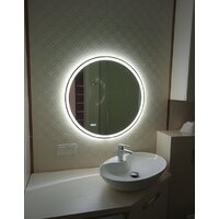 Пекам Зеркало LED Ring1-80х80dpcl (взмах руки/подогрев/часы) Image #4