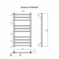 TERMINUS Ватикан П10 500x1000 (хром) Image #3
