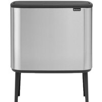 Brabantia Bo Touch Bin 3x11 л (стальной матовый с защитой)