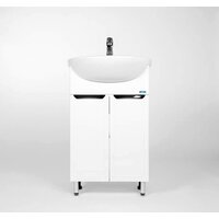 Viant Тумба Лима с умывальником Erica 55 VLIM55ER-T2ST+S-UM-ERI-55-1-W Image #3