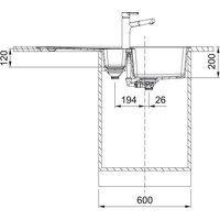Franke Centro CNG 651-100 114.0716.327 (серый сланец) Image #5