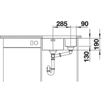 Blanco Andano 340/180-U (правая, без клапана-автомата) Image #2