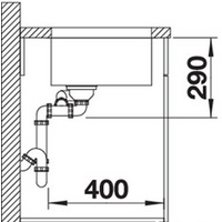 Blanco Andano 340/180-U (правая, без клапана-автомата) Image #3