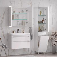 EQUIL Шкаф-пенал Nice 40 с корзиной Image #4