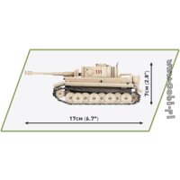Конструктор Cobi World War II 2710 PzKpfw VI Tiger 131 - Превью изображения №3 — Интернет-магазин Your Sale