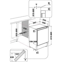 Однокамерный холодильник Whirlpool WBUF011 - Превью изображения №5 — Интернет-магазин Your Sale