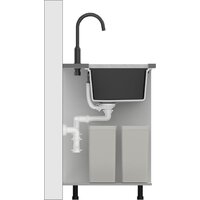 Кухонная мойка Quadron HQD7644U7_PVDC1_U - Превью изображения №4 — Интернет-магазин Your Sale
