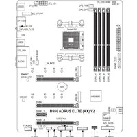 Материнская плата Gigabyte B550 Aorus Elite AX V2 (rev. 1.0) - Превью изображения №5 — Интернет-магазин Your Sale
