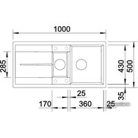 Blanco Metra 6 S 513053 (антрацит) Image #2