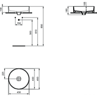 Ideal Standard Strada II Round Vessel 45 T295901 Image #2