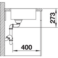 Blanco Zerox 340-IF Durinox (без клапана-автомата) Image #3
