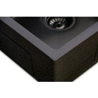 Кухонная мойка Blantek LS-5848STB Stone texture black - Превью изображения №3 — Интернет-магазин Your Sale