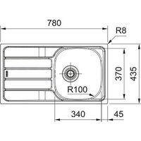 Кухонная мойка Franke Spark SKL 611-78/44 101.0712.226 (нержавеющая сталь) - Превью изображения №4 — Интернет-магазин Your Sale