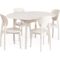 Стул TetChair Diamante жесткое сиденье (бук/ivory white) - Превью изображения №9 — Интернет-магазин Your Sale