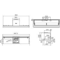 Кухонная вытяжка Elica Lever IX/A/86 PRF0160152 - Превью изображения №5 — Интернет-магазин Your Sale
