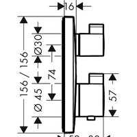 Hansgrohe Ecostat Square 15714340 Image #2