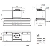 Falmec Move Design 120 800 м3/ч (белый) Image #3