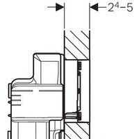 Geberit Sigma 60 115.640.SJ.1 (черное стекло) Image #3