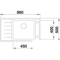 Blanco Andano XL 6 S-IF Compact (чаша слева) [521014] Image #2