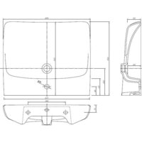 Умывальник Kolo Nova Pro 65x55 [M38165000] - Превью изображения №2 — Интернет-магазин Your Sale