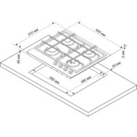 Варочная панель De luxe TG4 750231F-075 - Превью изображения №2 — Интернет-магазин Your Sale
