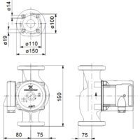 Циркуляционный насос Grundfos UP 40-50 F B 250 - Превью изображения №2 — Интернет-магазин Your Sale