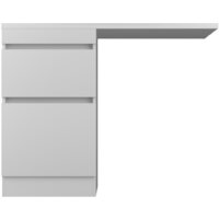 Style Line Тумба под умывальник Оптима 50 2 ящика Plus (напольная)